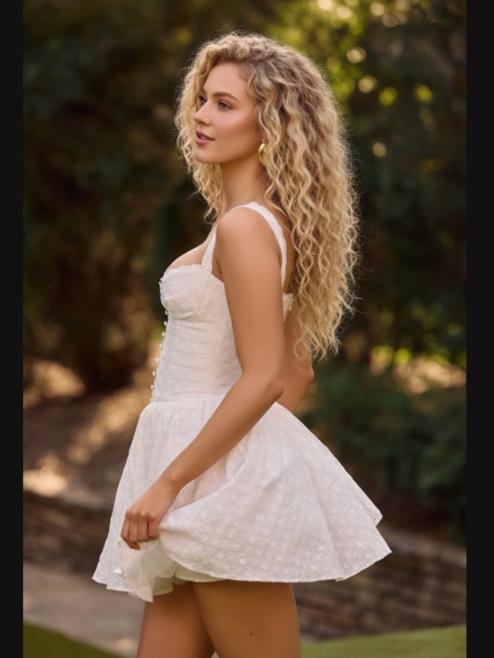 HOUSE OF CB ‘Brigette’ Lace Mini Dress Small (Tall) US4-6 $269